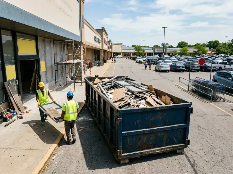 retail-store-renovation-debris-003 — frequently asked questions, Roll-off Dumpster Rentals in Garden City, ID